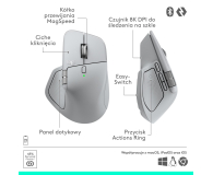 LOGITECH MX Master 4 Biały 910-007563 - 1365780 - zdjęcie 13